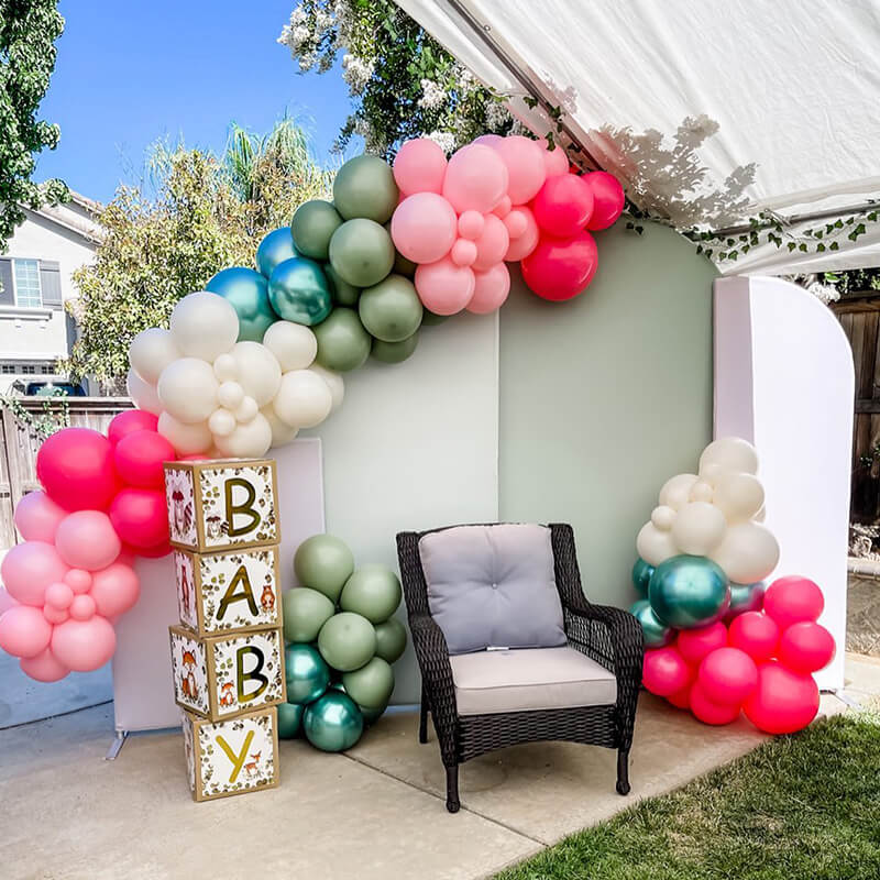 Chiara Arched Backdrop Wall Set, Birthday&Baby Shower&Wedding Party Decoration-ubackdrop