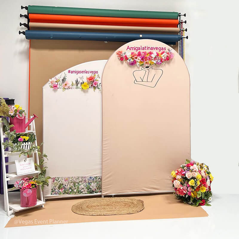 Chiara Arched Backdrop Wall Set, Birthday&Baby Shower&Wedding Party Decoration-ubackdrop
