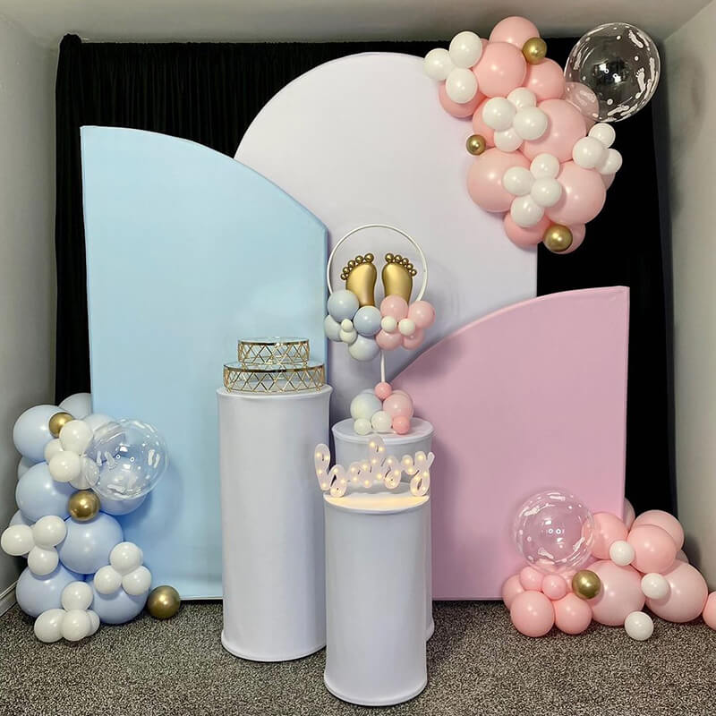 Chiara Arched Backdrop Wall Set, Birthday&Baby Shower&Wedding Party Decoration-ubackdrop