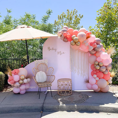 Chiara Arched Backdrop Wall Set, Birthday&Baby Shower&Wedding Party Decoration-ubackdrop