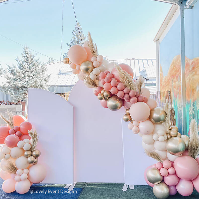 Chiara Arched Backdrop Wall Set, Birthday&Baby Shower&Wedding Party Decoration-ubackdrop