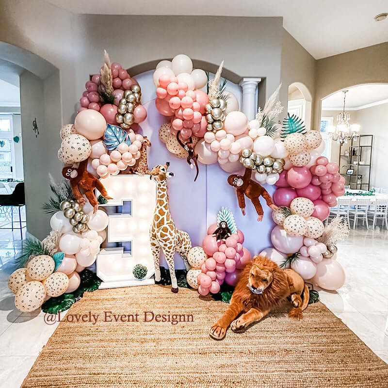 Chiara Arched Backdrop Wall Set, Birthday&Baby Shower&Wedding Party Decoration-ubackdrop