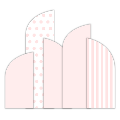 Chiara Backdrop 5 Walls Set, Arched Frames with Covers Set | Birthday&Baby Shower&Wedding Party Decoration-ubackdrop