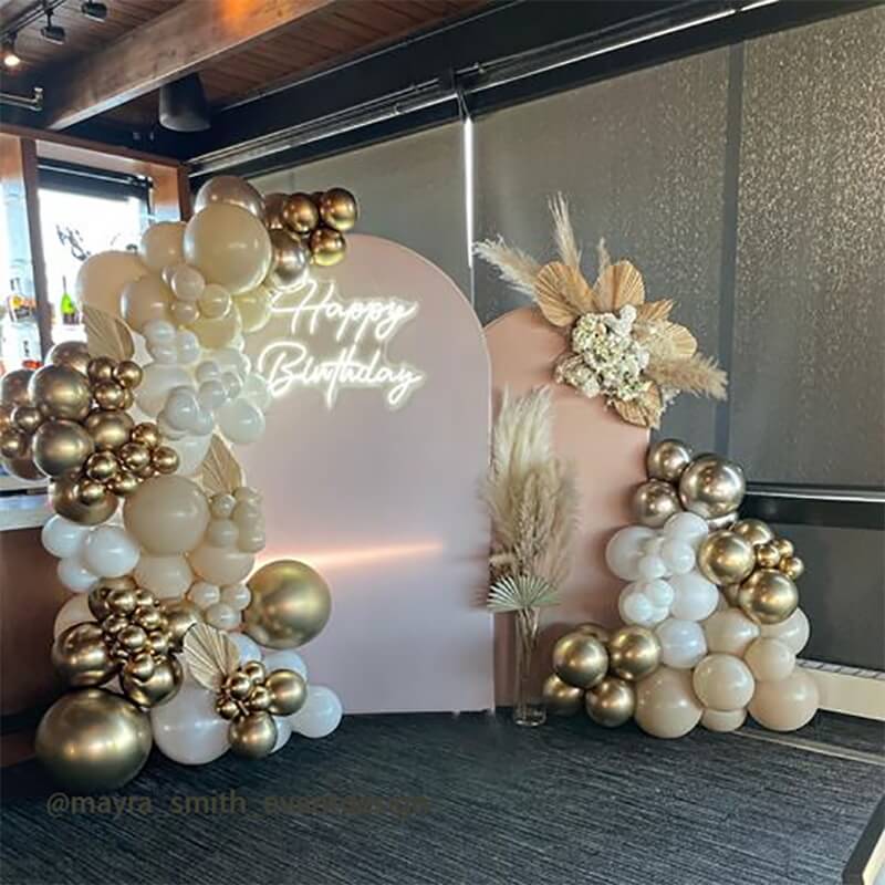 Chiara Backdrop Wall Set, Arched Wall Set Birthday&Baby Shower&Wedding Party Decoration-ubackdrop