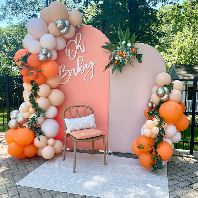 Chiara Backdrop Wall Set, Arched Wall Set Birthday&Baby Shower&Wedding Party Decoration-ubackdrop