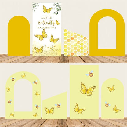 Chiara Backdrop Wall Set 4PCS Arched Frames with Covers Set-ubackdrop