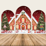 Christmas Gingerbread House Chiara Arched Wall Covers