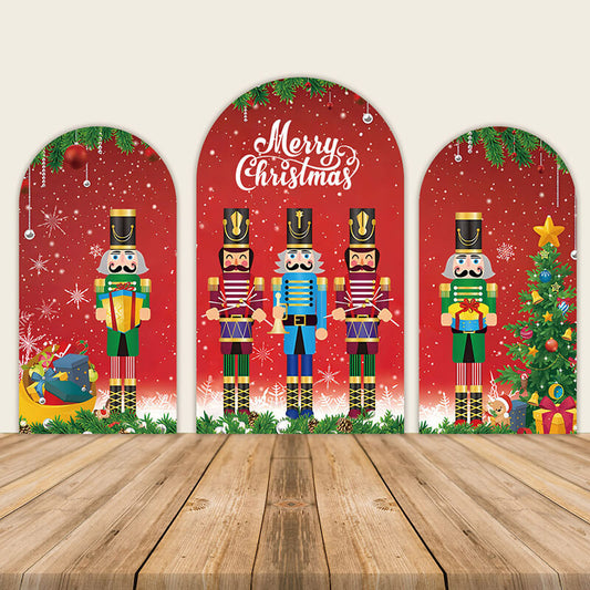 Christmas Holiday Chiara Arched Wall Covers-ubackdrop
