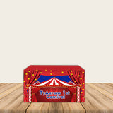 Circus Birthday Tablecloth Custom Made Table Cover