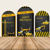 Construction Dump Truck Boys Birthday Party Chiara Arched Wall Covers