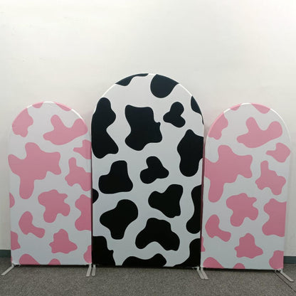 Cow Pattern Arch Wall Covers Birthday Party Decoration-ubackdrop