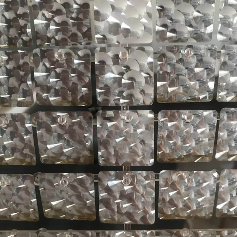 Diamond Silver Shimmer Wall Panels-ubackdrop