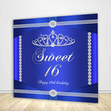 Diamonds and Pearls 16th Birthday Backdrop