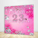 Diamonds and Pink 16th Backdrop