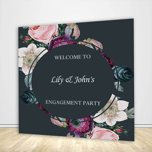 Engagement Party Wedding Backdrop-ubackdrop