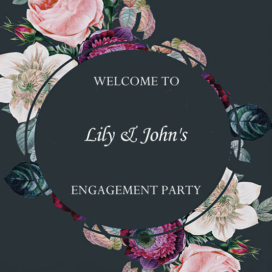 Engagement Party Wedding Backdrop-ubackdrop