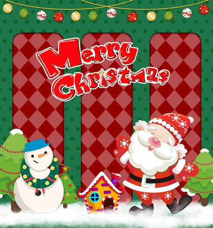 Fabric Christmas Backdrop-ubackdrop