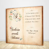 Fairytale Wedding Book Backdrop
