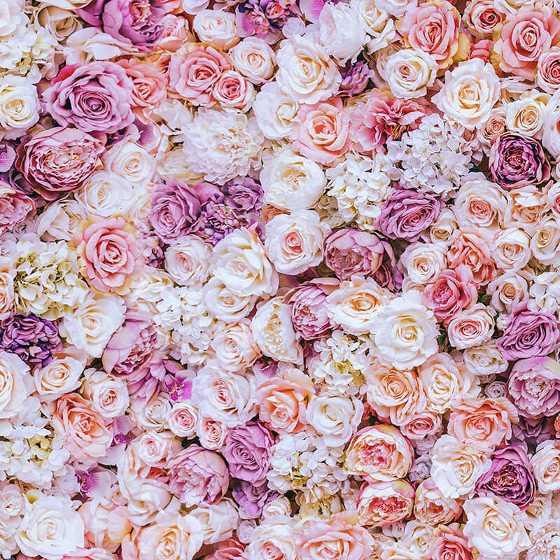 Floral Tension Fabric Backdrop-ubackdrop
