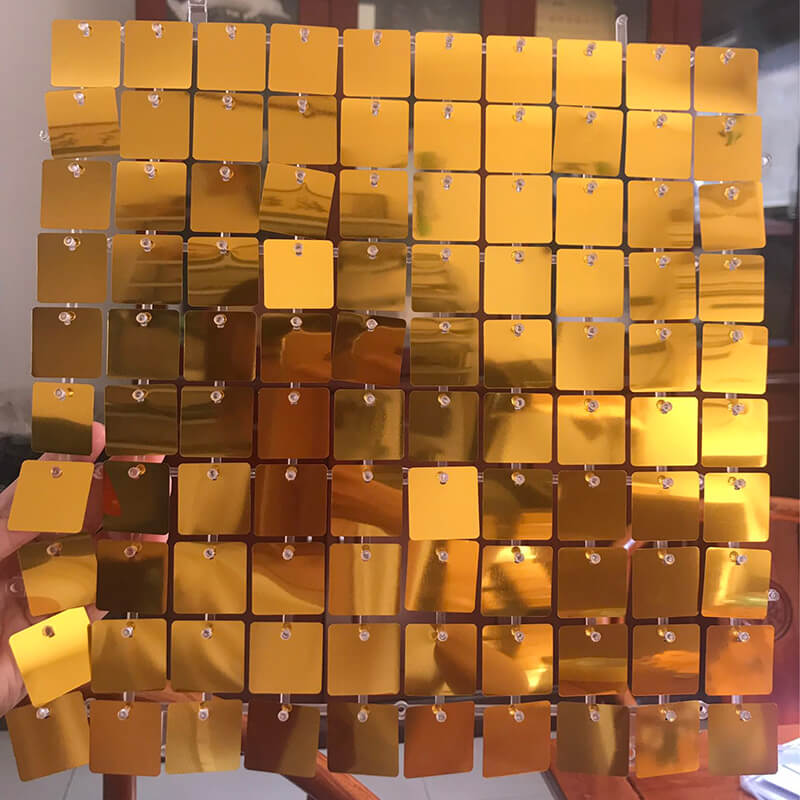 Gold Shimmer Wall Panels – Easy Setup Wedding/Event/Theme Party Decorations-ubackdrop