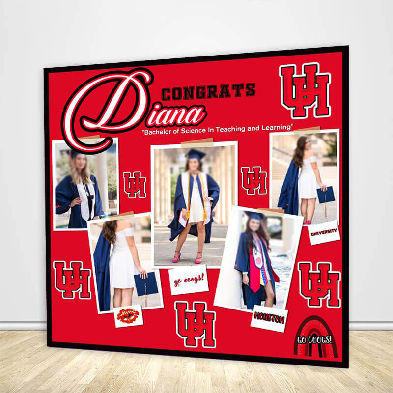 Grad Party Photo Backdrop-ubackdrop