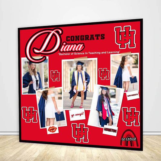 Grad Party Photo Backdrop-ubackdrop