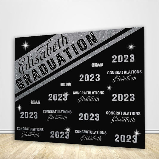 Graduation Backdrop 2023 Step and Repeat-ubackdrop