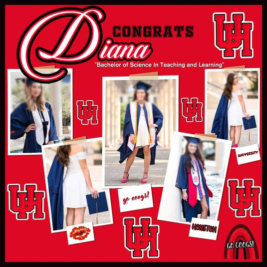 Grad Party Photo Backdrop-ubackdrop