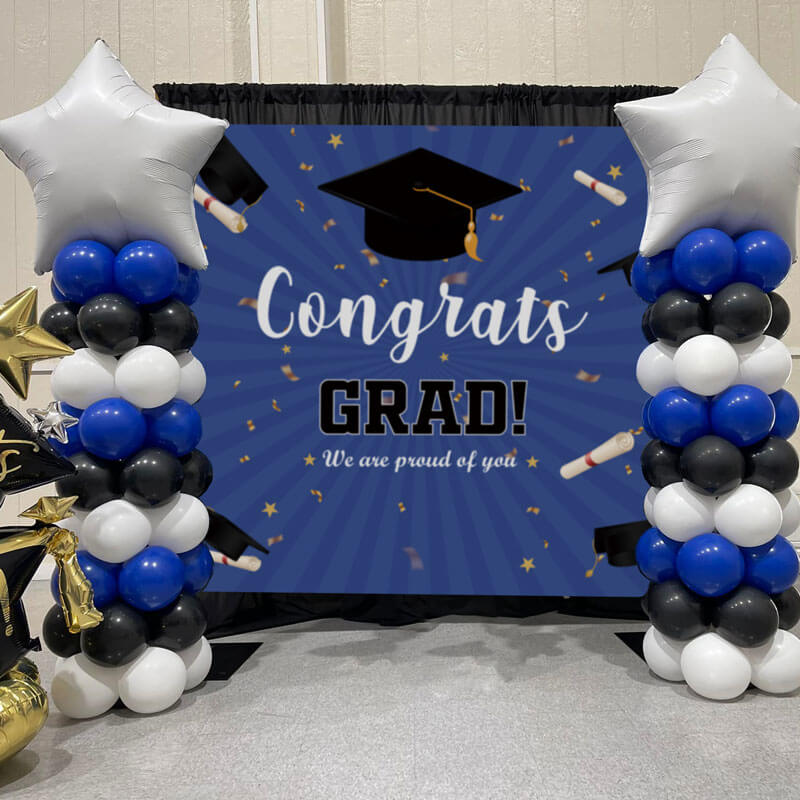 Graduation Photo Booth Backdrop 2022-ubackdrop