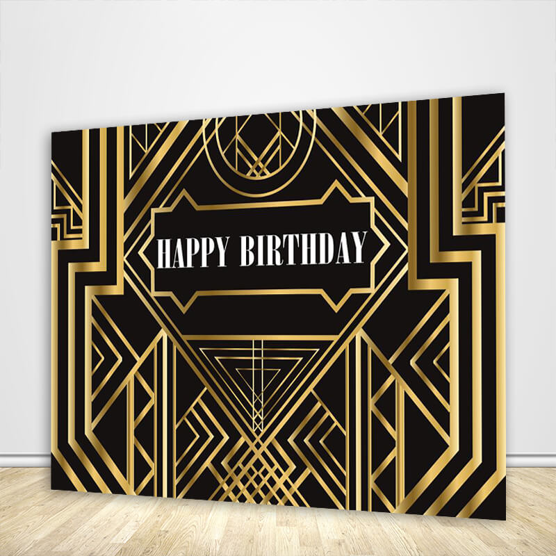 Great Gatsby Party Backdrop Roaring 20S Party Decoration-ubackdrop