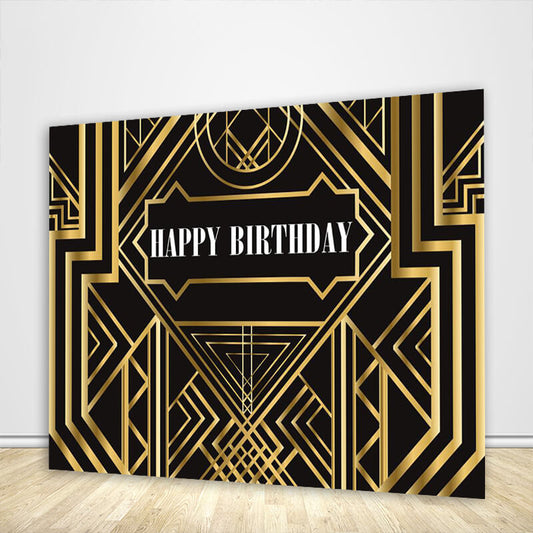 Great Gatsby Party Backdrop Roaring 20S Party Decoration-ubackdrop