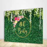 Greenery Baby Shower Backdrop