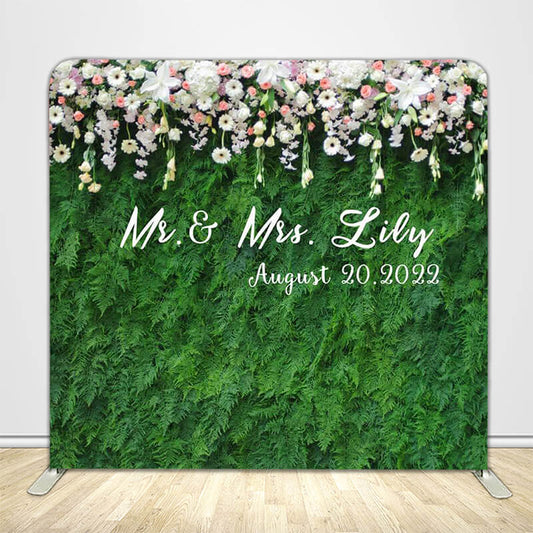 Greenery Tension Fabric Backdrop Frame with Cover-ubackdrop