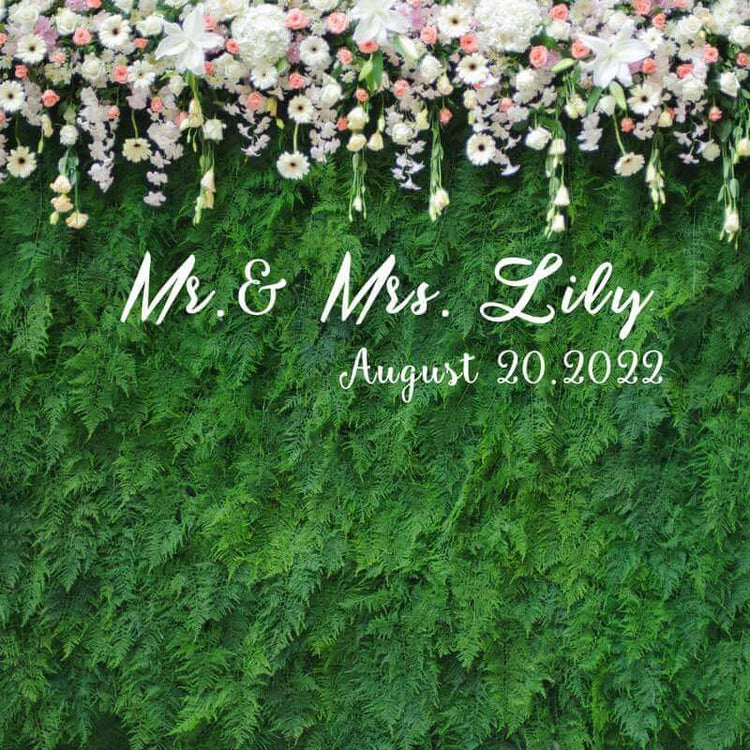 Greenery Wall Wedding Backdrop ubackdrop