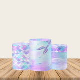 Little Mermaid Fabric Pedestal Cover