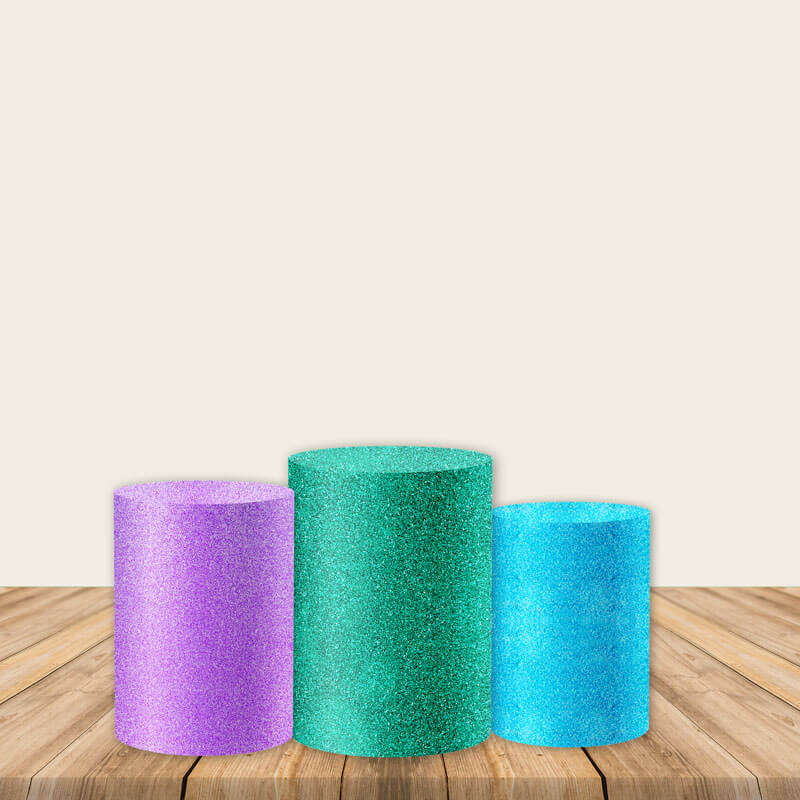 Pure Color Fabric Cylinder Covers-ubackdrop