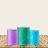 Pure Color Fabric Cylinder Covers