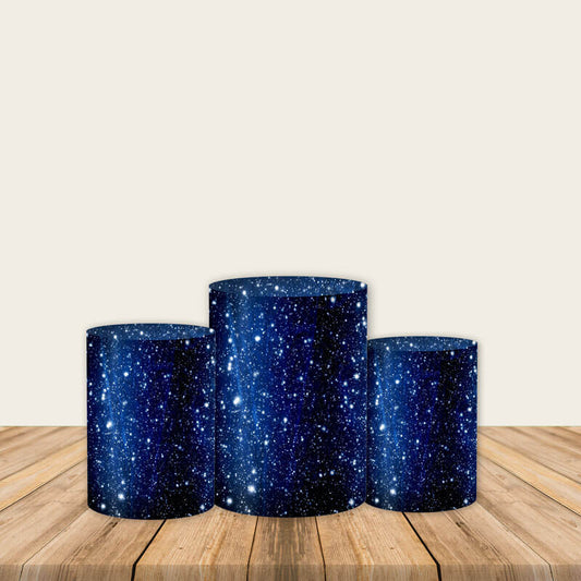 Starry Sky Pedestal Covers Plinth Cover Printed Fabric Pedestal Cover-ubackdrop