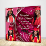 High School Graduation Party Backdrop Idea