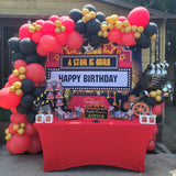 Hollywood Red Carpet Photo Backdrop Birthday Backdrop