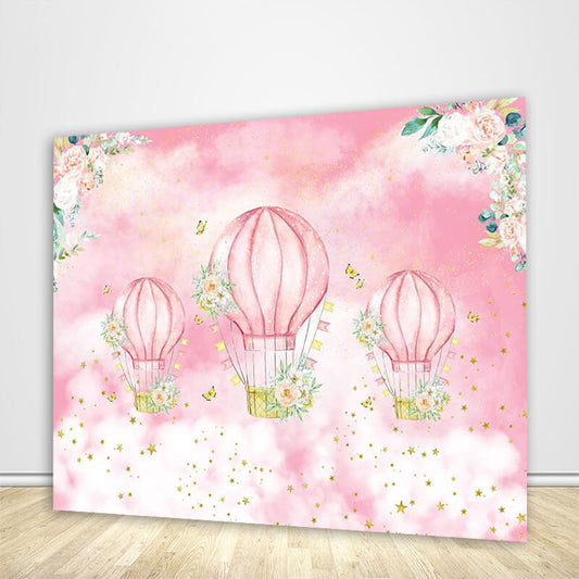 Hot Air Balloon Backdrop - Kids' Birthday Backdrop Ideas-ubackdrop