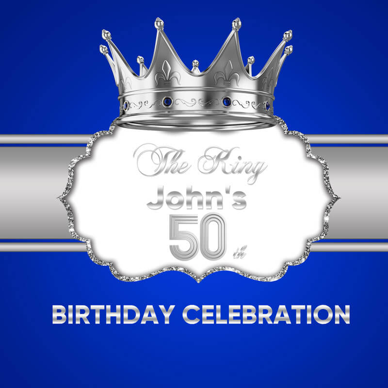King's Birthday Backdrop-ubackdrop