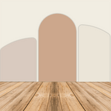 Light Nude Chiara Backdrop Arched Wall Covers ONLY