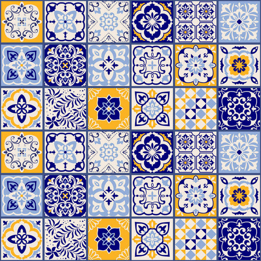 Personalized Mediterranean Theme Dance Floor Decals-ubackdrop