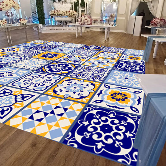 Mediterranean Theme Dance Floor Decals | Personalized & FREE SHIPPING-ubackdrop