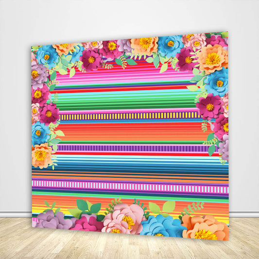 Mexican Fiesta Backdrop Mexican Party Photography Backdrop - Designed, Printed & Shipped-ubackdrop