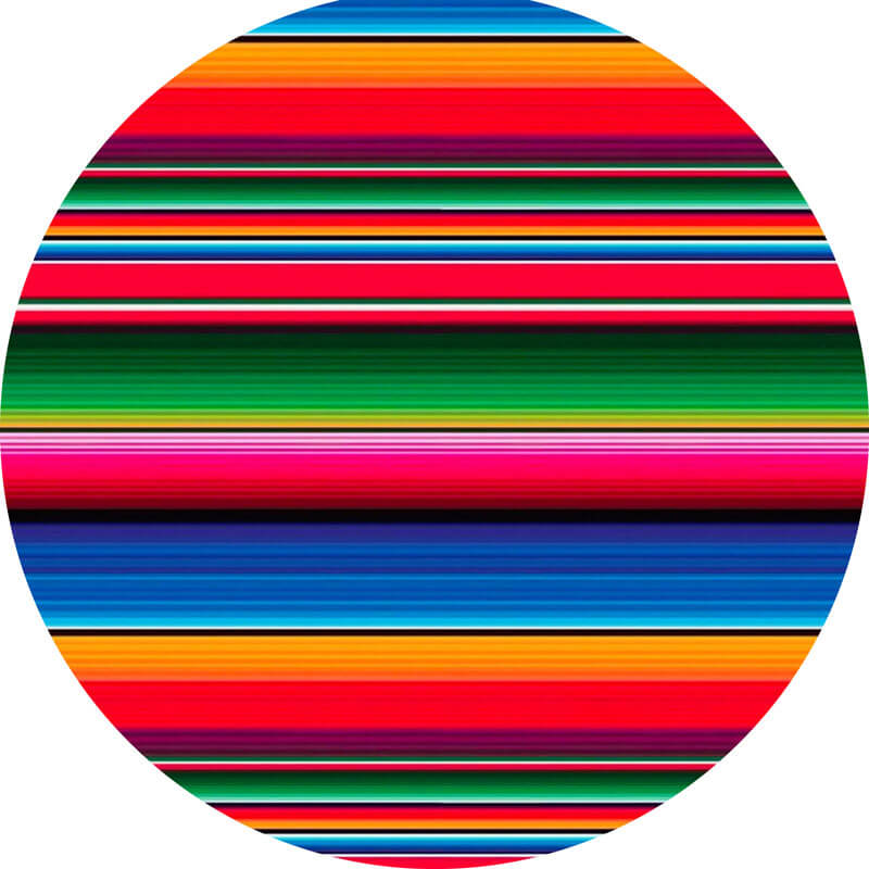 Mexican Fiesta Theme Round Backdrop | Mexican Party Decoration-ubackdrop