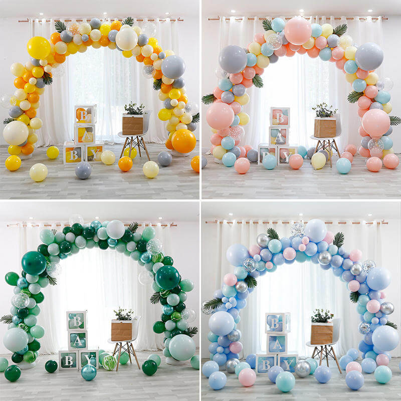 10x8 Ft Aluminum Balloon Arch Frame Wedding Arch Stand-ubackdrop