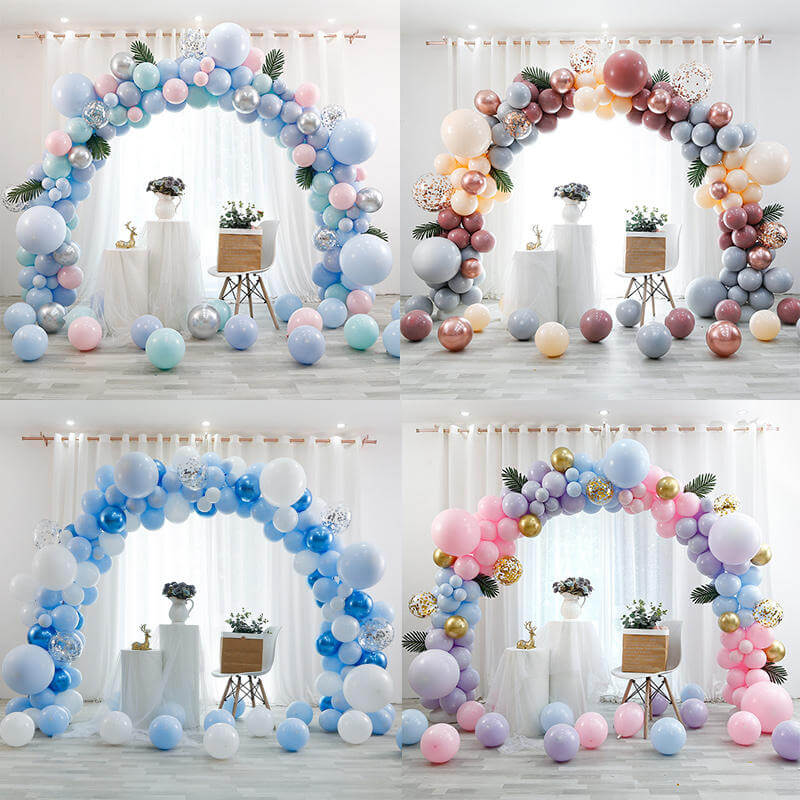 10x8 Ft Aluminum Balloon Arch Frame Wedding Arch Stand-ubackdrop