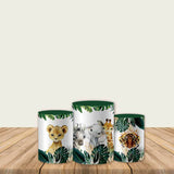 Oh Baby Jungle Baby Shower Fabric Pedestal Covers